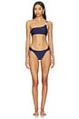 view 4 of 4 Joss Bikini Bottom in Indigo