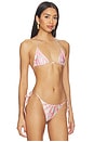 view 2 of 5 HAUT DE MAILLOT DE BAIN LENORA in Pink Flower Print