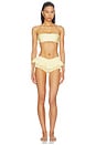 view 4 of 4 HAUT DE MAILLOT DE BAIN FORME BANDEAU RENU in Butter