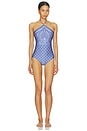view 1 of 3 BAÑADOR CAMILLA in Indigo Print