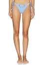 view 1 of 5 Tessa Bikini Bottom in Blue Dove