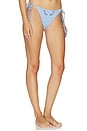view 2 of 5 Tessa Bikini Bottom in Blue Dove