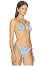 view 2 of 5 Avery Bikini Top in Blue Dove
