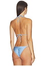view 3 of 5 Avery Bikini Top in Blue Dove