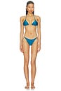 view 4 of 4 BAS DE MAILLOT DE BAIN CLASSIQUE ASHTON in Blue Teal