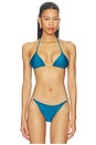 view 1 of 4 Alexander Bikini Top in Blue Teal
