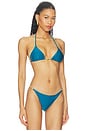 view 2 of 4 Alexander Bikini Top in Blue Teal