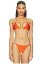 view 1 of 4 Alexander Bikini Top in Jaffa Orange