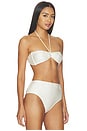view 2 of 5 TOP BIKINI HALTER ANARA  in Cream