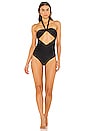 view 1 of 4 Noir Anglique Cutout One Piece in Black