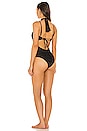 view 4 of 4 Noir Anglique Cutout One Piece in Black