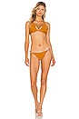 view 4 of 4 Ginger Wired Bikini Top in Orange