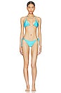 view 4 of 4 Jade Bikini Top in Turquoise