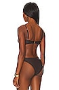 view 3 of 4 Karen Bikini Top in Chocolate Brown