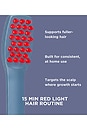 view 5 of 7 CEPILLO DE CRECIMIENTO DE PELO LED INTENSIVE LED HAIR GROWTH BRUSH in Limited Edition Dusty Blue