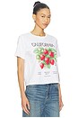 view 2 of 4 T-SHIRT CALIFORNIA STRABERRIES in White
