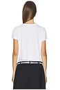 view 4 of 4 Black Go Team Tiny Tee in White