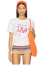 view 1 of 4 CAMISETA SEA LA VIE in White