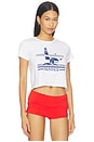 view 2 of 4 Montauk Lighthouse Tiny Tee in White
