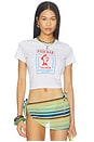 view 1 of 4 Nantucket Fish Bar Tiny Tee in White