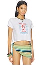 view 2 of 4 Nantucket Fish Bar Tiny Tee in White