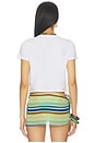 view 3 of 4 Nantucket Fish Bar Tiny Tee in White