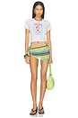 view 4 of 4 Nantucket Fish Bar Tiny Tee in White
