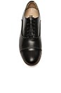 view 3 of 5 Marlon 1 Oxford in Black Leather & Natural Sole