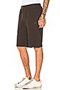 view 3 of 5 Stock Fleece Short in Light Black