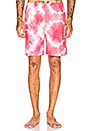 view 1 of 5 Tie Dye Water Short in Berry