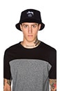 view 2 of 4 Terry Stock Lock Bucket Hat in Black