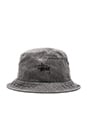 view 1 of 4 Smooth Stock Enzyme Wash Bucket Hat in Black