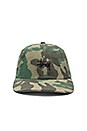 view 1 of 4 CASQUETTE EN JACQUARD CAMOUFLAGE in Green