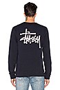 view 3 of 4 Basic Stussy Crew in Navy