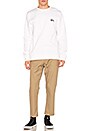 view 4 of 4 Basic Stussy Crew in White