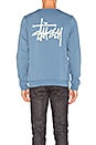 view 3 of 4 SWEAT RAS DE COU BASIC STUSSY in Steel