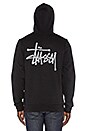 view 4 of 5 Basic Stussy Zip Hoody in Black