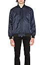 view 2 of 5 Flight Satin Bomber in Navy