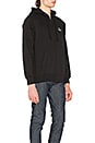 view 3 of 5 SUDADERA CAPUCHA CON CREMALLERA BASIC STUSSY in Black
