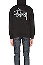 view 4 of 5 SUDADERA CAPUCHA CON CREMALLERA BASIC STUSSY in Black