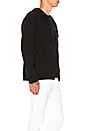 view 4 of 6 SWEAT À CAPUCHE AVEC GLISSIÈRE BASIC STUSSY in Black