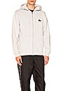 view 1 of 5 SWEAT À CAPUCHE BASIC STUSSY ZIP in Fog