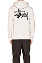 view 4 of 5 SWEAT À CAPUCHE BASIC STUSSY ZIP in Fog