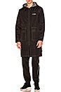 view 2 of 4 Contrast Stitch Parka in Black
