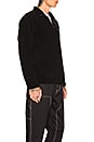 view 3 of 5 Polar Fleece Half Zip in Black