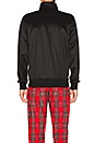 view 5 of 6 Textured Rib Track Jacket in Black