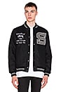 view 1 of 5 Big S Letterman Jacket in Black