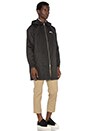 view 3 of 5 Hooded Mac Jacket in Black