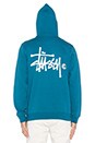 view 3 of 4 SUDADERA BASIC LOGO in Blue