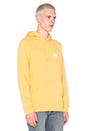 view 2 of 3 SWEAT À CAPUCHE BASIC LOGO in Faded Yellow